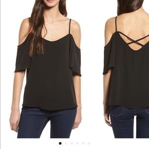 Blue Off the Shoulder Top